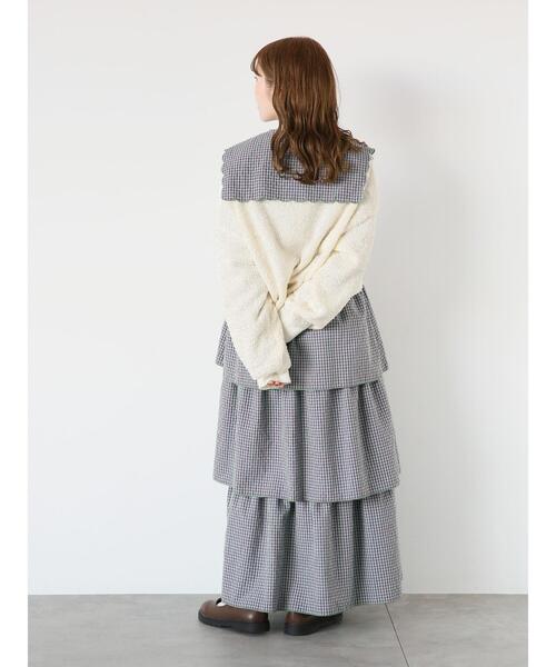 mina perhonen　リボンヤーンボレロカーディガン mina perhonenリボンヤーンボレロカーディガン
