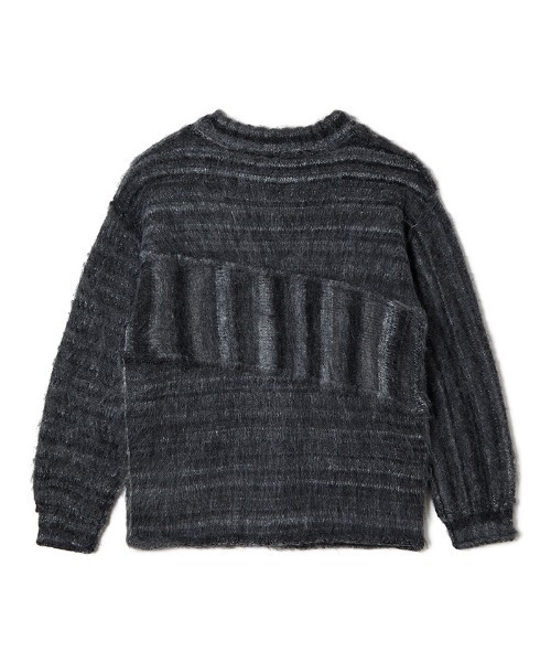 PERVERZE Patch Large Cardiganグレー