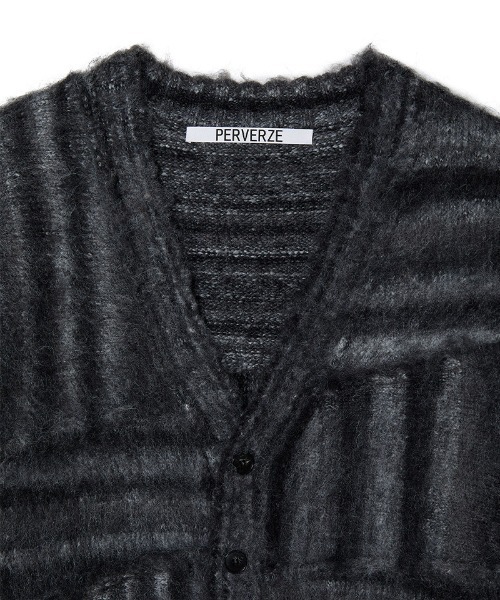 PERVERZE（パーバーズ）の「Patch Large Cardigan（カーディガン