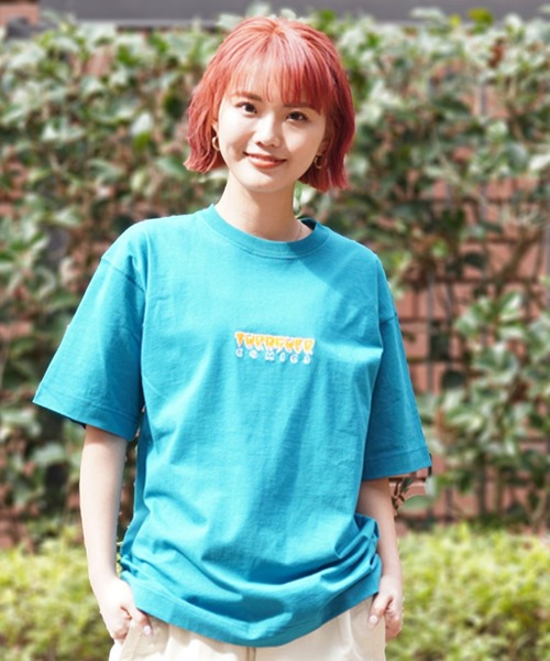 THRASHER(スラッシャー)の「【限定販売】THRASHER/スラッシャー ユニセックス Tシャツ オーバーサイズ 刺繍ロゴ THML-24SPSST02(Tシャツ/カットソー・レディース・ブルー/ホワイト/ブラック・M/L)」の17枚目の写真