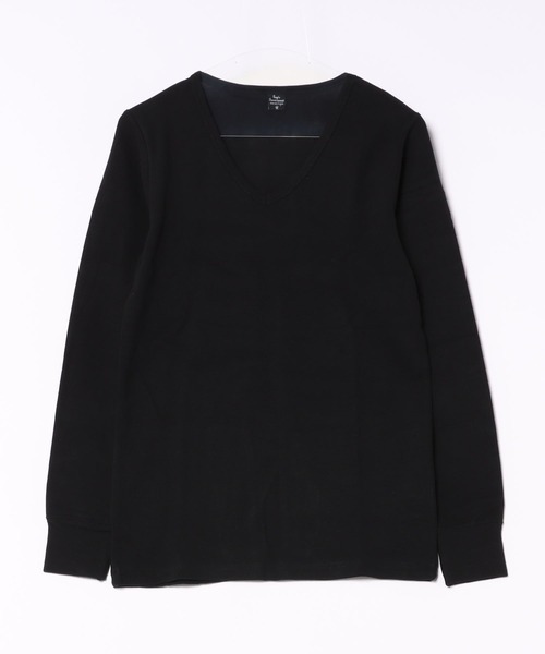 VIBGYOR(ヴィブジョー)の「スパンフライス 長袖 クルーネック&Vネック(Tシャツ/カットソー・メンズ・ブラック/グレー系その他/杢グレー/ホワイト/ホワイト系その他/ブラック系その他・MEDIUM/LARGE)」の17枚目の写真