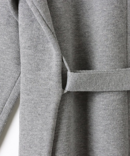 VICKY（ビッキー）の「【春アウター】Wフェイスニットコート《手洗い可能》（ノーカラーコート・レディース・グレー系その他/ベージュ系その他・M）」の7枚目の写真