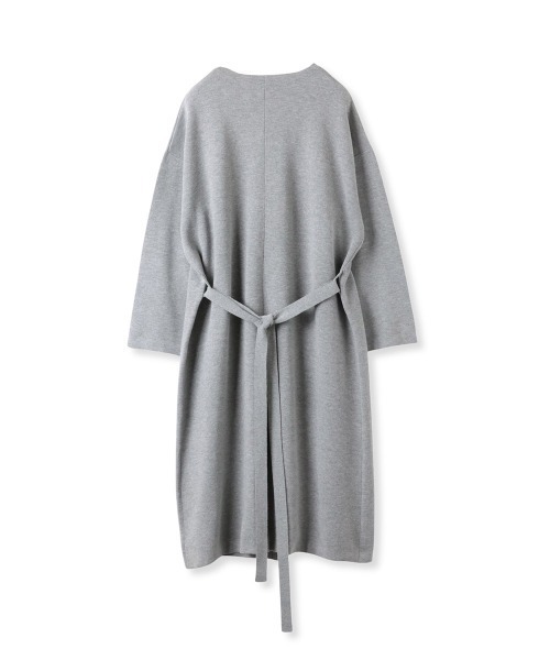 VICKY（ビッキー）の「【春アウター】Wフェイスニットコート《手洗い可能》（ノーカラーコート・レディース・グレー系その他/ベージュ系その他・M）」の6枚目の写真