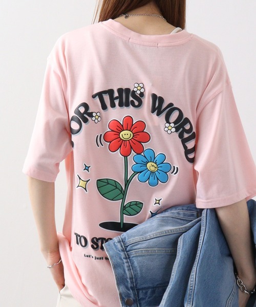 Jungle Storm（ジャングルストーム）の「JUNGLESTORM ビリヤード/フラワー柄シャツ（Tシャツ/カットソー・メンズ・ブラック/ピンク系その他/ブルー系その他2/ブラック系その他2/ブルー/ホワイト系その他2/ホワイト/ホワイト系その他/オレンジ/ブラック系その他・L/M）」の10枚目の写真