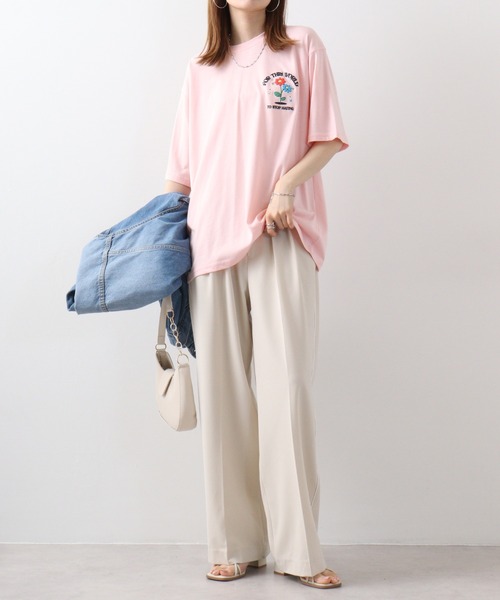Jungle Storm（ジャングルストーム）の「JUNGLESTORM ビリヤード/フラワー柄シャツ（Tシャツ/カットソー・メンズ・ブラック/ピンク系その他/ブルー系その他2/ブラック系その他2/ブルー/ホワイト系その他2/ホワイト/ホワイト系その他/オレンジ/ブラック系その他・L/M）」の14枚目の写真