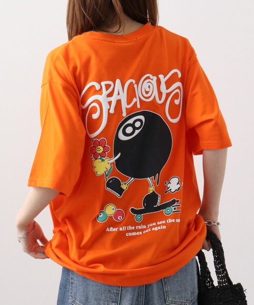 Jungle Storm（ジャングルストーム）の「JUNGLESTORM ビリヤード/フラワー柄シャツ（Tシャツ/カットソー・メンズ・ブラック/ピンク系その他/ブルー系その他2/ブラック系その他2/ブルー/ホワイト系その他2/ホワイト/ホワイト系その他/オレンジ/ブラック系その他・L/M）」の22枚目の写真