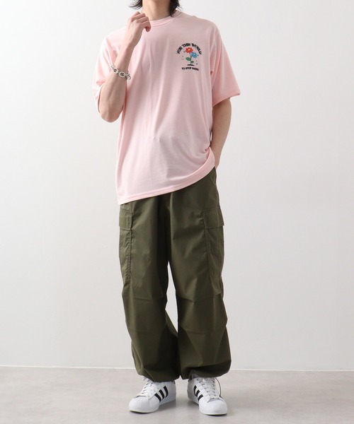 Jungle Storm（ジャングルストーム）の「JUNGLESTORM ビリヤード/フラワー柄シャツ（Tシャツ/カットソー・メンズ・ブラック/ピンク系その他/ブルー系その他2/ブラック系その他2/ブルー/ホワイト系その他2/ホワイト/ホワイト系その他/オレンジ/ブラック系その他・L/M）」の19枚目の写真