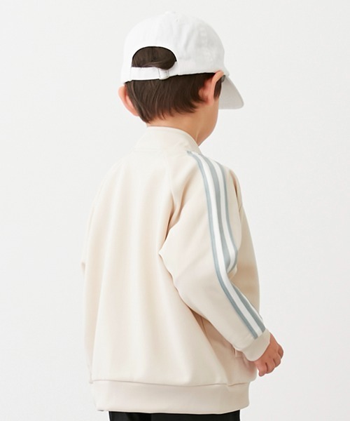 petit main(プティマイン)の「トラックジャケット(ジャージ・キッズ・キナリ/ネイビー・80cm/90cm/100cm/110cm/120cm/130cm)」の5枚目の写真