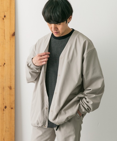 URBAN RESEARCH レザーノーカラージャケット URBAN RESEARCH ジャケット ノーカラージャケット 「2サイズ展開