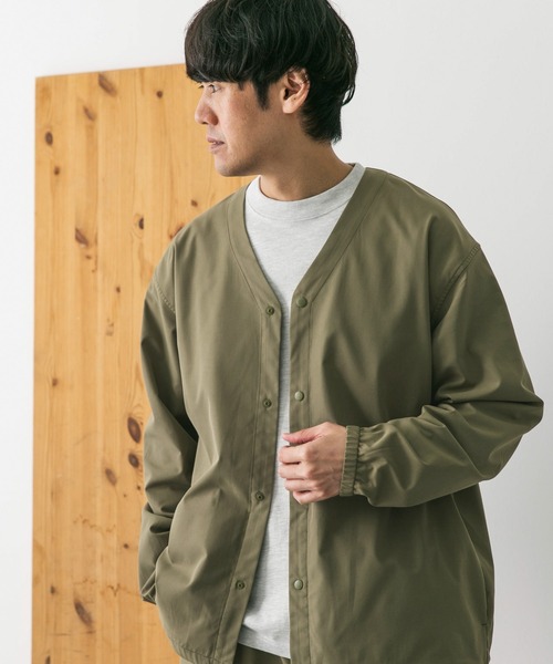 新品タグ付き URBAN RESEARCH DOORS ノーカラージャケット M キルトノーカラージャケット（ノーカラージャケット）｜URBAN