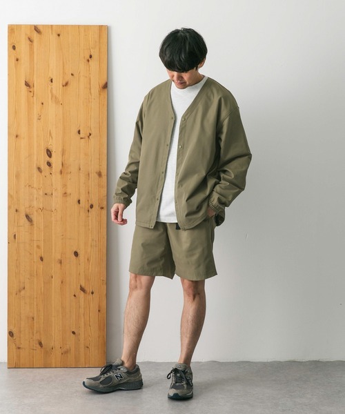 archi（アーキ）　ノーカラージャケット セール】『撥水』『接触冷感』add fabrics ノーカラージャケット