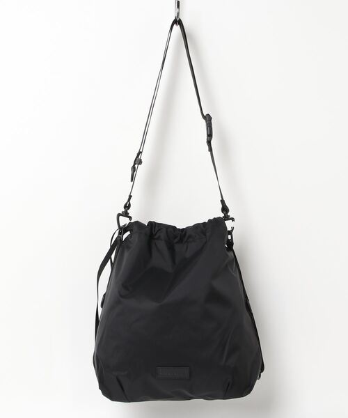 BAGJACK(バッグジャック)の「BAGJACK DRAWSTRING BAG (LARGE) BCL-46(ショルダーバッグ・メンズ・ブラック・FREE)」の4枚目の写真