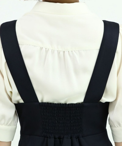 F i.n.t(フィント)の「【新色追加】リボンタイ付きロゴ刺繍衿ブラウス/fint(シャツ/ブラウス・レディース・ミント/オフホワイト/ライトグレー・FREE)」の12枚目の写真