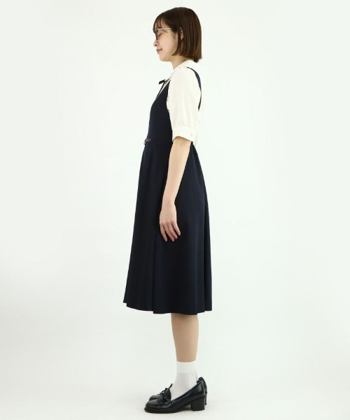 F i.n.t(フィント)の「【新色追加】リボンタイ付きロゴ刺繍衿ブラウス/fint(シャツ/ブラウス・レディース・ミント/オフホワイト/ライトグレー・FREE)」の14枚目の写真