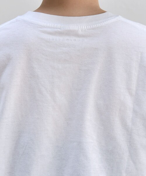 quaranciel(カランシエル)の「quaranciel:〈洗濯機可能〉LIFE フォト コットン Tシャツ(Tシャツ/カットソー・レディース・ホワイト・ONE SIZE/FREE)」の14枚目の写真