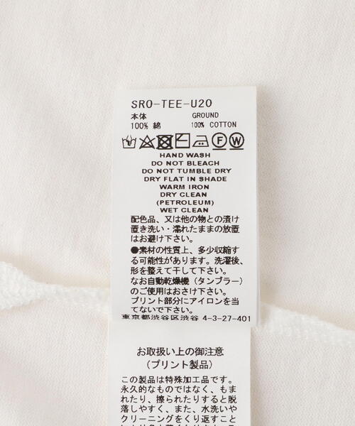 FACETASM（ファセッタズム）の「FACETASM/ファセッタズム/別注 BLACK FLAG BIG TEE（Tシャツ/カットソー・メンズ・ブラック/ホワイト・F）」の15枚目の写真