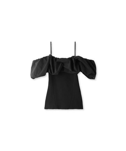 sheller バルーン　ドッキング　ニット　トップス balloon docking knit tops – shéller / シェリエ