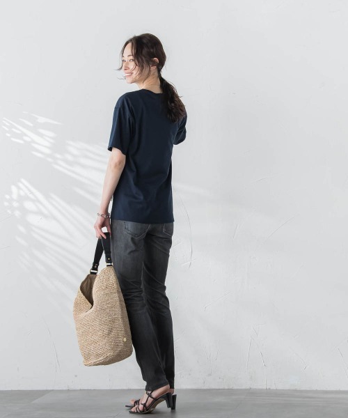 【セール】【WEB限定】【3サイズ】コットンカットソー≪洗える/接触冷感≫（Tシャツ/カットソー）｜LAUTREAMONT（ロートレアモン）