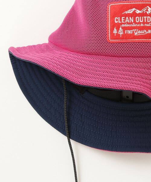 Clef（クレ）の「【クレ】キッズ コモド フルメッシュ ハット（ハット・キッズ・ターコイズブルー/ブラック/ピンク・FREE）」の15枚目の写真