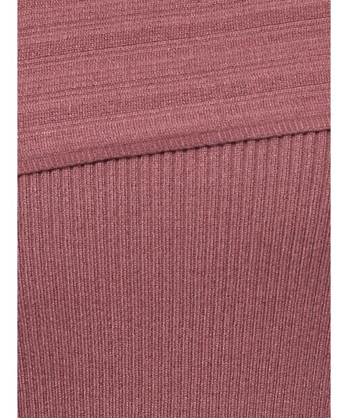 MERCURYDUO（マーキュリーデュオ）の「アシンメトリーワンショルニット（ニット/セーター・レディース・グリーン/パープル/ブラウン/オフホワイト/ブラック・FREE）」の19枚目の写真