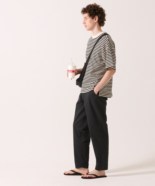 coca(coca)(コカ)の「メンズ ツイルストレートスラックス(スラックス・メンズ・チャコール/ブラック・M/L/XL)」の4枚目の写真