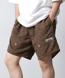 【THRASHER】 ナイロン 裏メッシュ バギー ワイド ショートパンツ 【水陸両用】