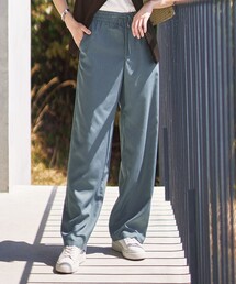 フルダルスパンマイクロピーチワイドストレート パンツ