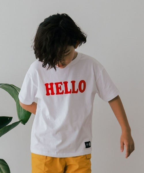 ZERO standerd(ゼロスタンダード)の「ZERO standard/ゼロスタンダード プリントTシャツ(Tシャツ/カットソー・キッズ・ブラック/グレー系その他/オフホワイト/グレー/チャコールグレー/グレー系その他6/ホワイト系その他2/ブラック系その他/ベージュ/ネイビー/ホワイト系その他/ベージュ系その他・100cm/110cm/120cm/130cm/140cm/150cm/160cm)」の4枚目の写真