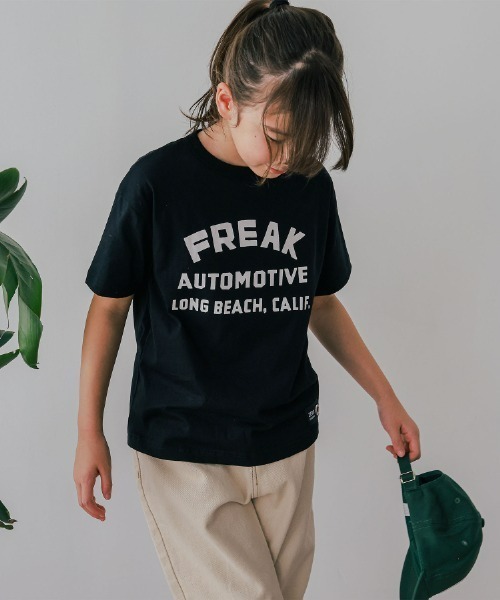 ZERO standerd(ゼロスタンダード)の「ZERO standard/ゼロスタンダード プリントTシャツ(Tシャツ/カットソー・キッズ・ブラック/グレー系その他/オフホワイト/グレー/チャコールグレー/グレー系その他6/ホワイト系その他2/ブラック系その他/ベージュ/ネイビー/ホワイト系その他/ベージュ系その他・100cm/110cm/120cm/130cm/140cm/150cm/160cm)」の5枚目の写真