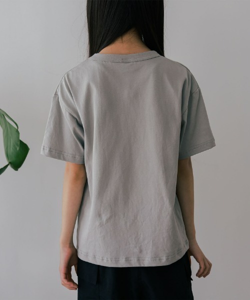 ZERO standerd(ゼロスタンダード)の「ZERO standard/ゼロスタンダード プリントTシャツ(Tシャツ/カットソー・キッズ・ブラック/グレー系その他/オフホワイト/グレー/チャコールグレー/グレー系その他6/ホワイト系その他2/ブラック系その他/ベージュ/ネイビー/ホワイト系その他/ベージュ系その他・100cm/110cm/120cm/130cm/140cm/150cm/160cm)」の20枚目の写真