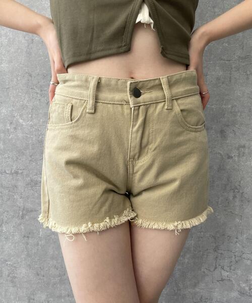 裾フリンジショートパンツ | GORGE