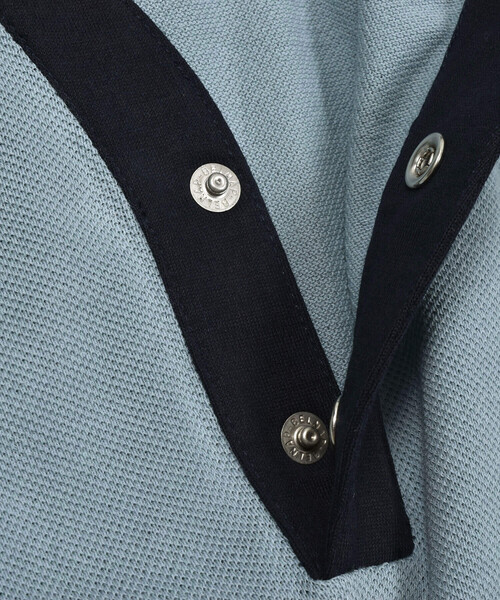 BeBe（ベベ）の「スキッパーカラーカノコ半袖ポロシャツ(100~140cm)（ポロシャツ・キッズ・ブルー/ベージュ・110cm/100cm/120cm/130cm/140cm）」の13枚目の写真