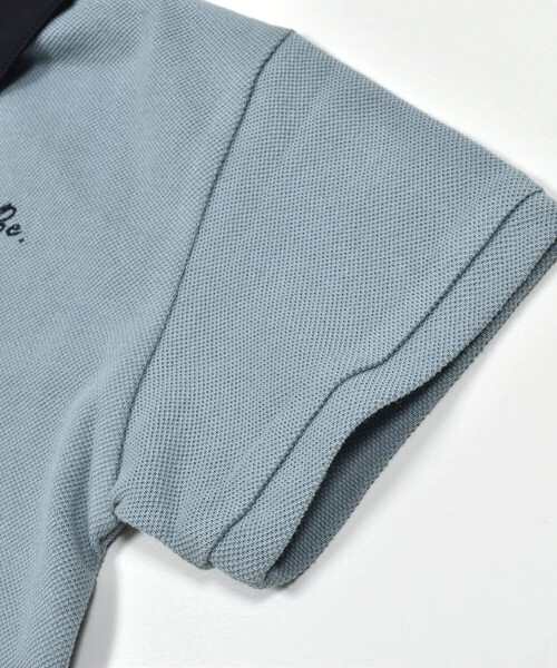 BeBe（ベベ）の「スキッパーカラーカノコ半袖ポロシャツ(100~140cm)（ポロシャツ・キッズ・ブルー/ベージュ・110cm/100cm/120cm/130cm/140cm）」の15枚目の写真