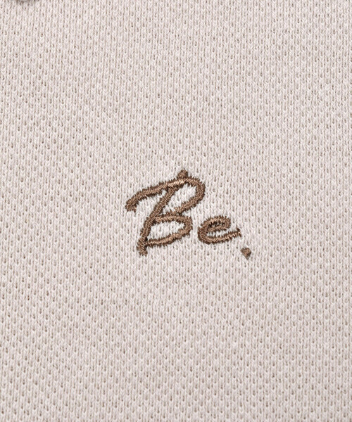 BeBe（ベベ）の「スキッパーカラーカノコ半袖ポロシャツ(100~140cm)（ポロシャツ・キッズ・ブルー/ベージュ・110cm/100cm/120cm/130cm/140cm）」の21枚目の写真