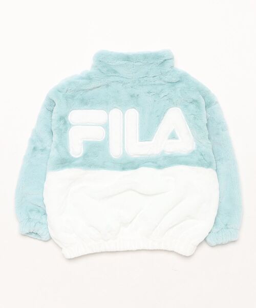 FILA(フィラ)の「FILA/フィラ アウタージャケット(ブルゾン・キッズ・ブラウン/ミント・160/150/140/130)」の3枚目の写真