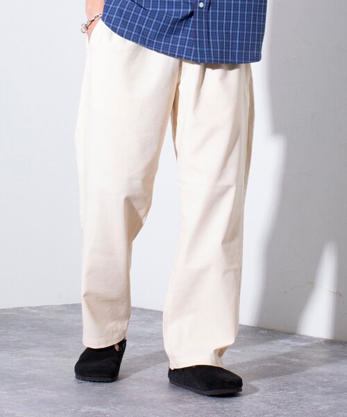 GLOSTER（グロスター）の「【GLOSTER/グロスター】GOODNESS サマー イージーパンツ シェフパンツ（その他パンツ・メンズ・グレー系その他/サックスブルー/ネイビー/ホワイト系その他/オリーブ/キナリ・M/S/L）」の3枚目の写真