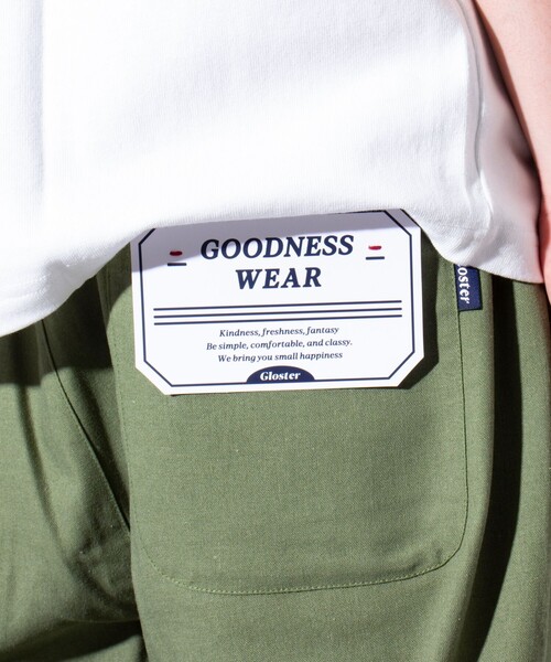 GLOSTER（グロスター）の「【GLOSTER/グロスター】GOODNESS サマー イージーパンツ シェフパンツ（その他パンツ・メンズ・グレー系その他/サックスブルー/ネイビー/ホワイト系その他/オリーブ/キナリ・M/S/L）」の14枚目の写真