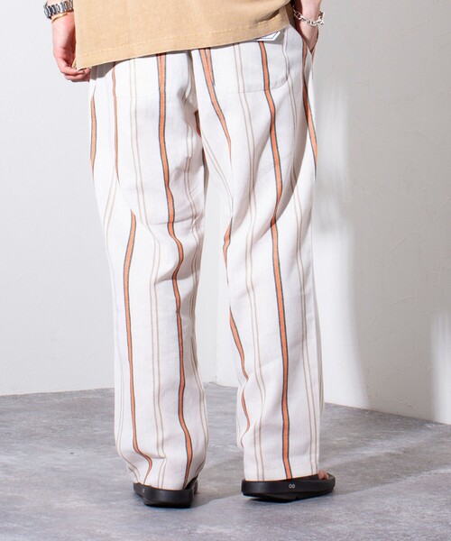 GLOSTER（グロスター）の「【GLOSTER/グロスター】GOODNESS サマー イージーパンツ シェフパンツ（その他パンツ・メンズ・グレー系その他/サックスブルー/ネイビー/ホワイト系その他/オリーブ/キナリ・M/S/L）」の9枚目の写真