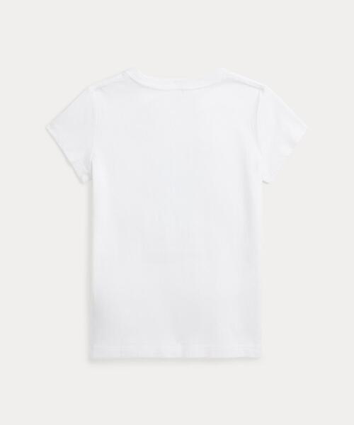 POLO RALPH LAUREN CHILDRENSWEAR(ポロ ラルフ ローレン チルドレンズウェア)の「Polo ベア コットン ジャージー Tシャツ(Tシャツ/カットソー・キッズ・ホワイト・3/4/6)」の4枚目の写真