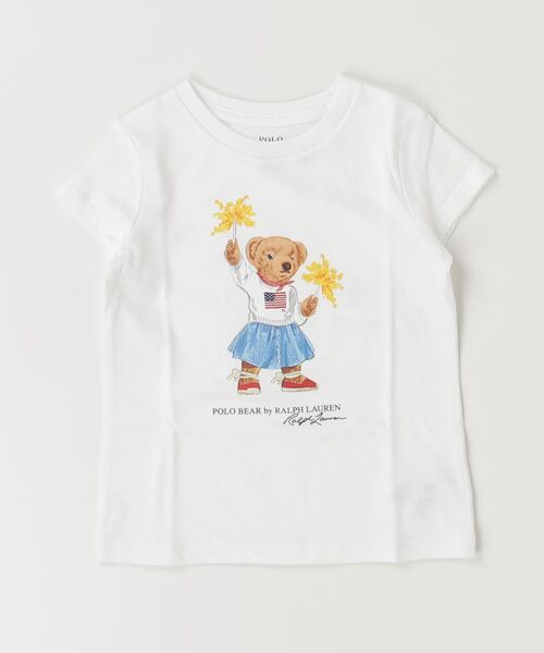 POLO RALPH LAUREN CHILDRENSWEAR(ポロ ラルフ ローレン チルドレンズウェア)の「Polo ベア コットン ジャージー Tシャツ(Tシャツ/カットソー・キッズ・ホワイト・3/4/6)」の3枚目の写真
