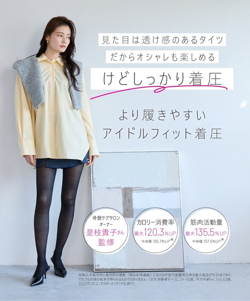 販売枚数累計680万枚突破！】[公式ペルシー] リセットシェイプタイツ 5