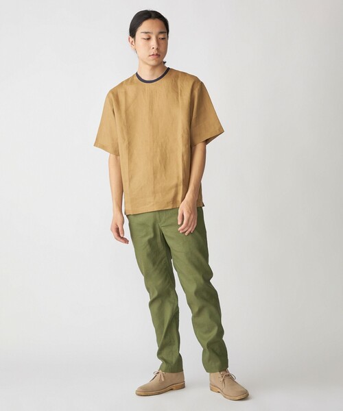 SHIPS（シップス）の「SHIPS: Herdmans リネン 2WAY プルオーバー Tシャツ（Tシャツ/カットソー・メンズ・ネイビー/コバルトブルー/ホワイト/カーキ・SMALL/MEDIUM/LARGE/X-LARGE）」の21枚目の写真