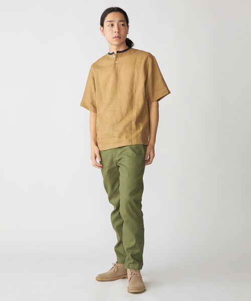 SHIPS（シップス）の「SHIPS: Herdmans リネン 2WAY プルオーバー Tシャツ（Tシャツ/カットソー・メンズ・ネイビー/コバルトブルー/ホワイト/カーキ・SMALL/MEDIUM/LARGE/X-LARGE）」の22枚目の写真