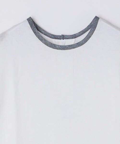 SHIPS（シップス）の「SHIPS: Herdmans リネン 2WAY プルオーバー Tシャツ（Tシャツ/カットソー・メンズ・ネイビー/コバルトブルー/ホワイト/カーキ・SMALL/MEDIUM/LARGE/X-LARGE）」の7枚目の写真