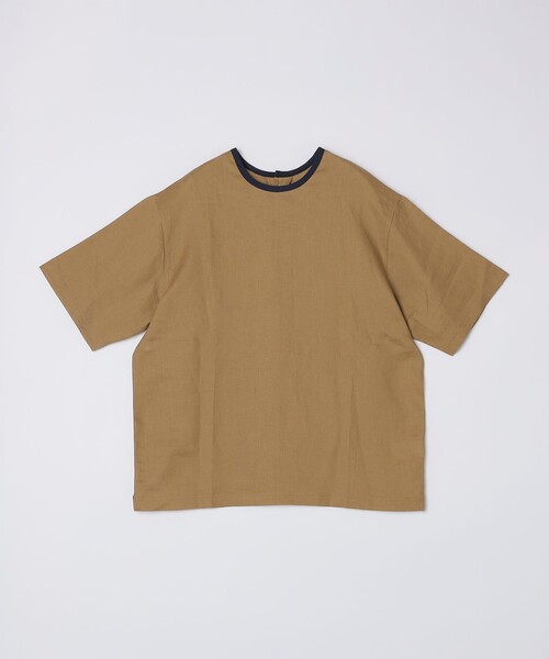 セール】SHIPS: Herdmans リネン 2WAY プルオーバー Tシャツ（T