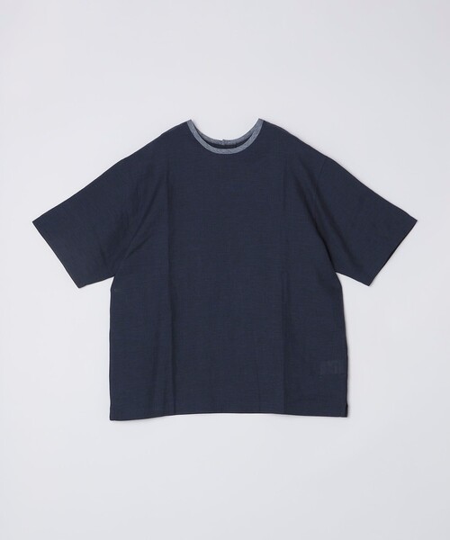 セール】SHIPS: Herdmans リネン 2WAY プルオーバー Tシャツ（T