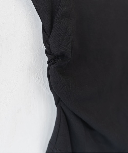 madrepadre(マドレパドレ)の「ラインストーン付きリボンプリントTシャツ(Tシャツ/カットソー・レディース・ブラック/グレー・SMALL/MEDIUM)」の21枚目の写真