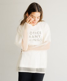 BAYFLOW | [レイヤードスタイルに]チュールロングスリーブプルオーバー(Tシャツ/カットソー)