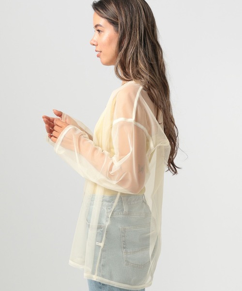 BAYFLOW（ベイフロー）の「[レイヤードスタイルに]チュールロングスリーブプルオーバー（Tシャツ/カットソー・レディース・ブラック/アイボリー・FREE）」の17枚目の写真