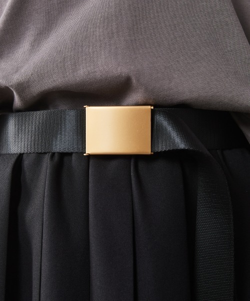 CHIC STYLE(シックスタイル)の「ナイロンテープベルト<大きいサイズ有>シックスタイル(ベルト・レディース・ブラック/カーキ/カーキ系1・1/3/2)」の2枚目の写真